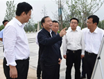 陜西省委常委姜鋒調研澽水河工程