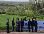 陜西省委常委、西安市委書記王永康一行考察灞橋區(qū)白鹿原生態(tài)景觀路示范工程